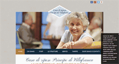 Desktop Screenshot of casediriposoprincipedivillafranca.com